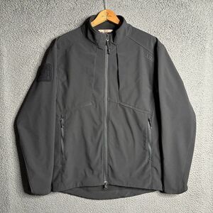 5.11 Tactical Jacket Women Medium Black Sierra Softshell Micro Fleece Lined